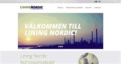 Desktop Screenshot of liningnordic.se