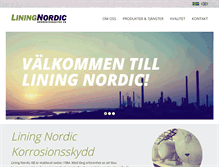 Tablet Screenshot of liningnordic.se